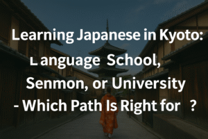 Learning Japanese in Kyoto: Language School, Senmon, or University – Which Path Is Right for You? 4 300x200