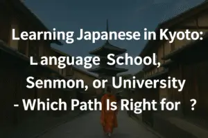 Learning Japanese in Kyoto: Language School, Senmon, or University – Which Path Is Right for You? 4 300x200