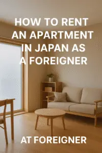 🏠 How to Rent an Apartment in Japan as a Foreigner (Complete 2025 Guide) apart